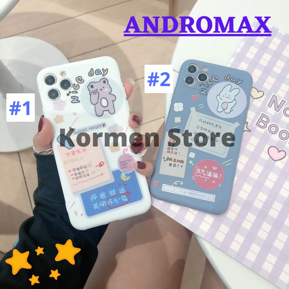 Softcase BEAR NICE DAY ANDROMAX SMARTFREN ANDROMAX A ANDROMAX B ANDROMAX L Casing Hp Gambar Premiu