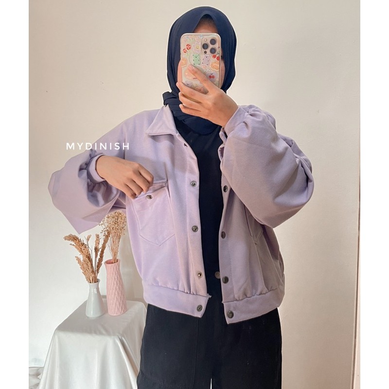 Ayana Pocket oversize - Atasan Wanita berkerah