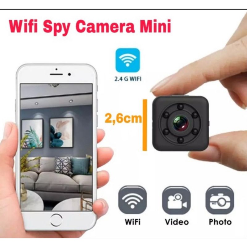 Kamera wifi SQ29 spy cam 1080P waterproof