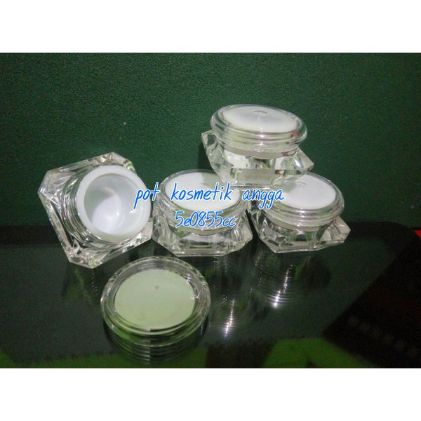 Promo  kemasan kosmetik/ pot diamond 5 gr  Terlaris