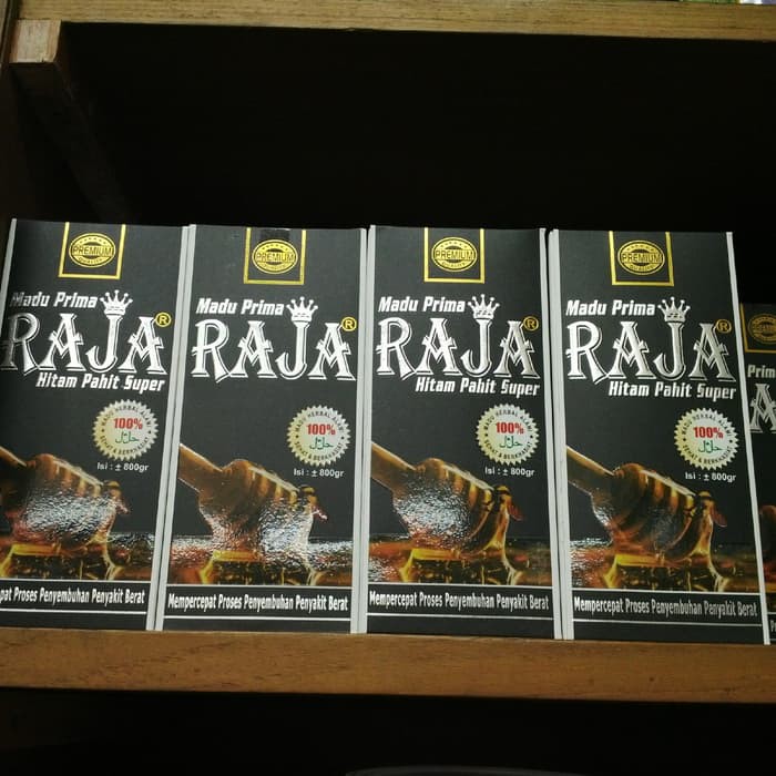 100% SEHAT BERKHASIAT   Madu Prima Raja Hitam Pahit / Madu Prima Raja Hitam Pahit 800 Gr   TERBUKTI