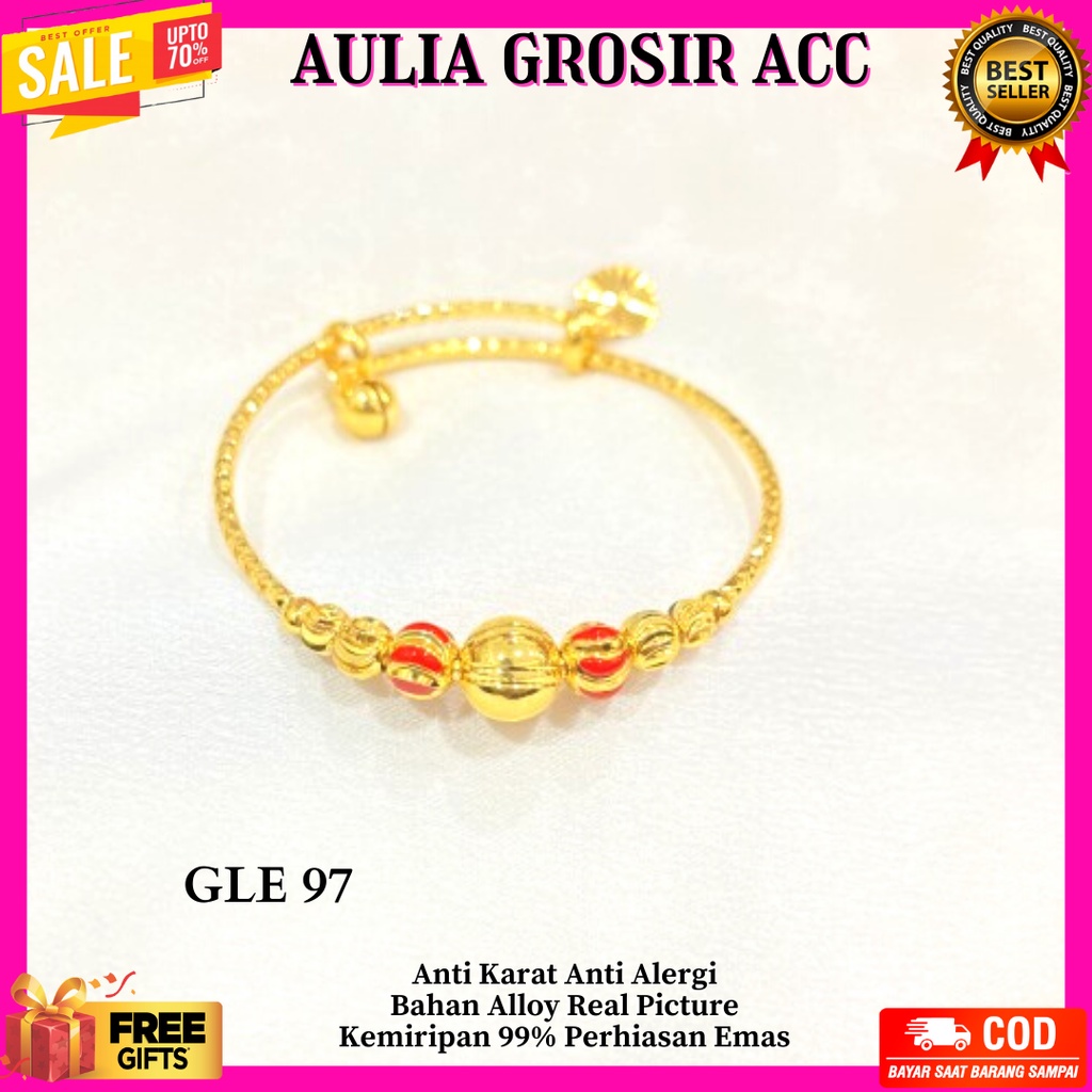 Gelang Tangan Anak Anti Karat Anti Karat Wanita Gelang Korea Titanium Gelang Wanita Gelang Titanium