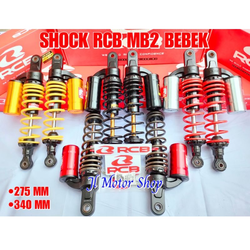 SHOCK SHOCKBREAKER RCB MB2 MB 2 RXKING RXK TIGER MEGAPRO VERZA SUPRA KARISMA GRAND JUPITER Z F1ZR VEGA CRYPTON DLL TABUNG ORIGINAL RCB