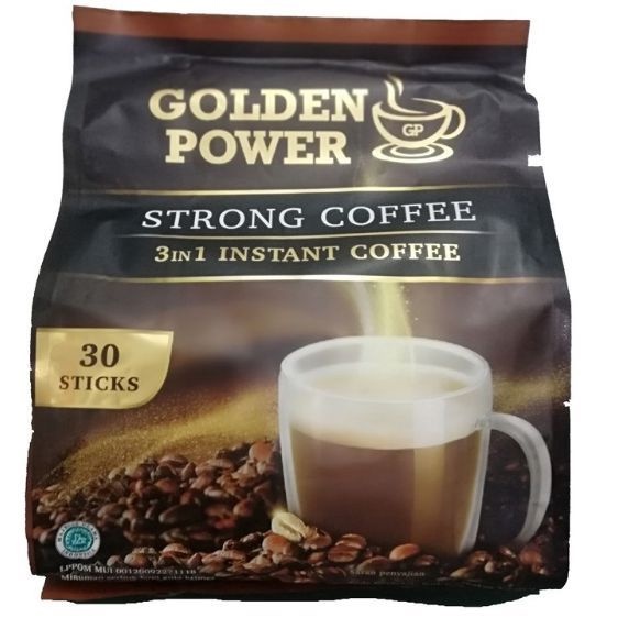 

Golden Power Strong Coffee Instant Cofeemix 3 in 1 Kopimix Instan 3in1