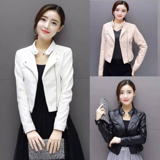 Baru jaket korea pop wanita tangan panjang musim semi