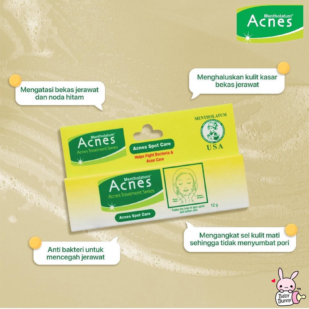 ❤ BELIA ❤ Acnes Spot Care | Gel Transparan | Obat Jerawat 12g | BPOM