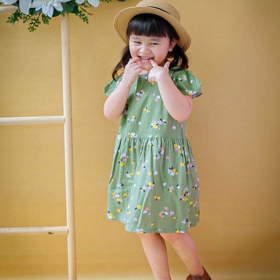 Qanita Dress Anak Perempuan Dres Usia 1-6 Tahun Daster Couple Ibu dan Anak dress Baju Couple