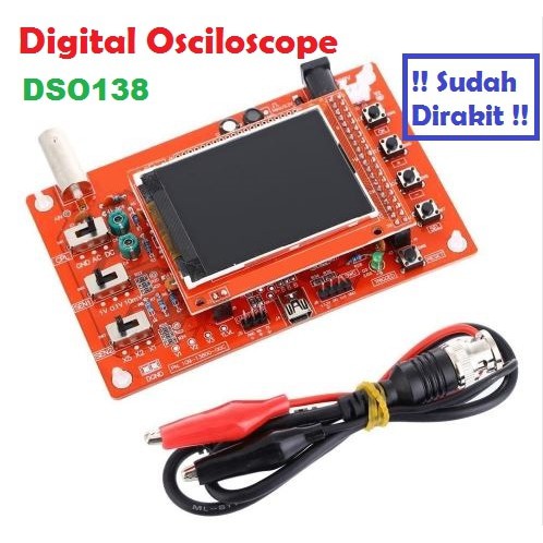 DSO138 Digital Oscilloscope Kit 2.4" TFT LCD 1Msps DSO 138 Osiloskop
