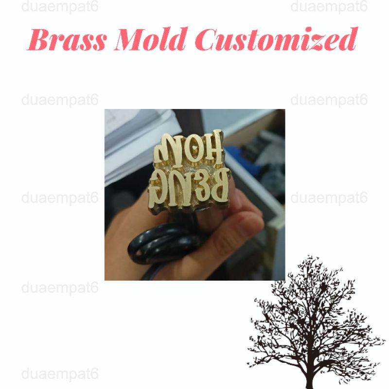

Stamp kuningan custom