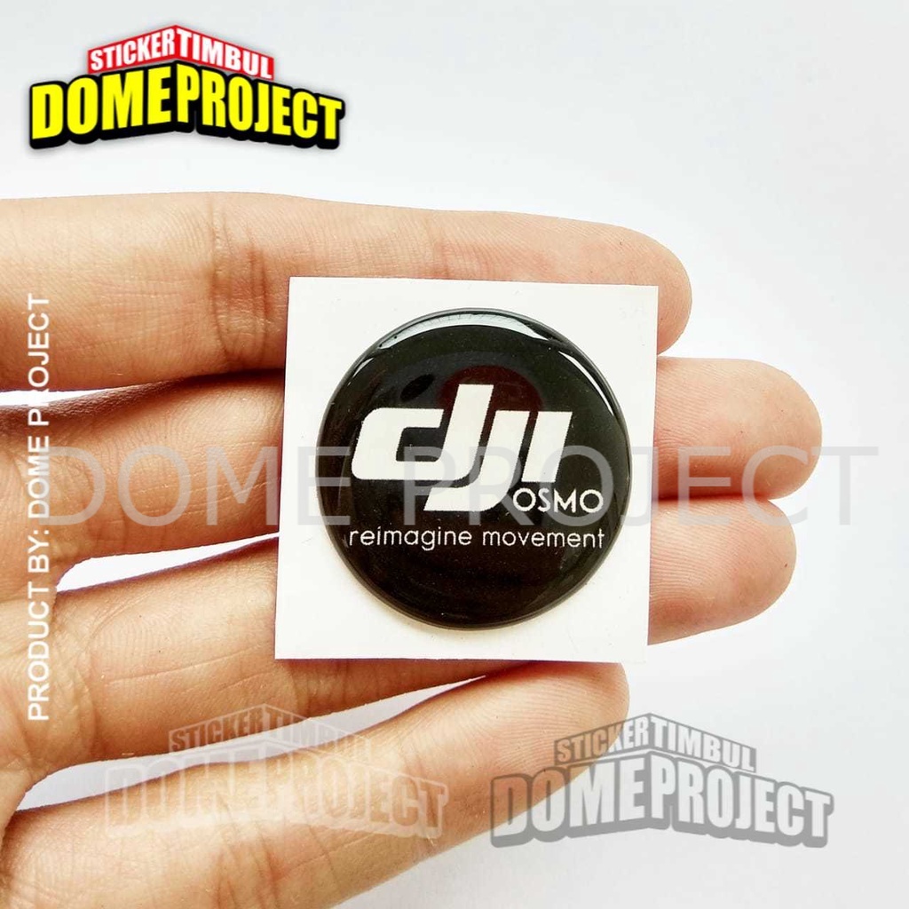 STIKER MOTOR TIMBUL MOBIL HELM MOTOR EMBLEM 3D LOGO DJI OSMO AKSESORIS AESTHETIC KEREN