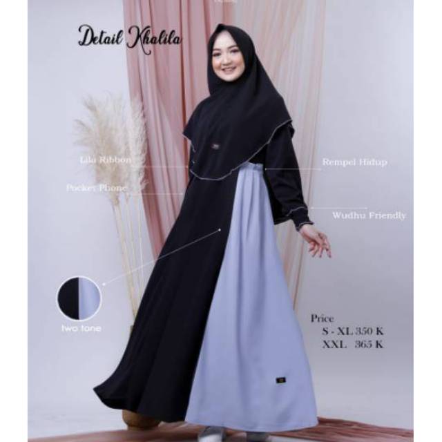 Gamis Syari + Khimar Terbaru Busui