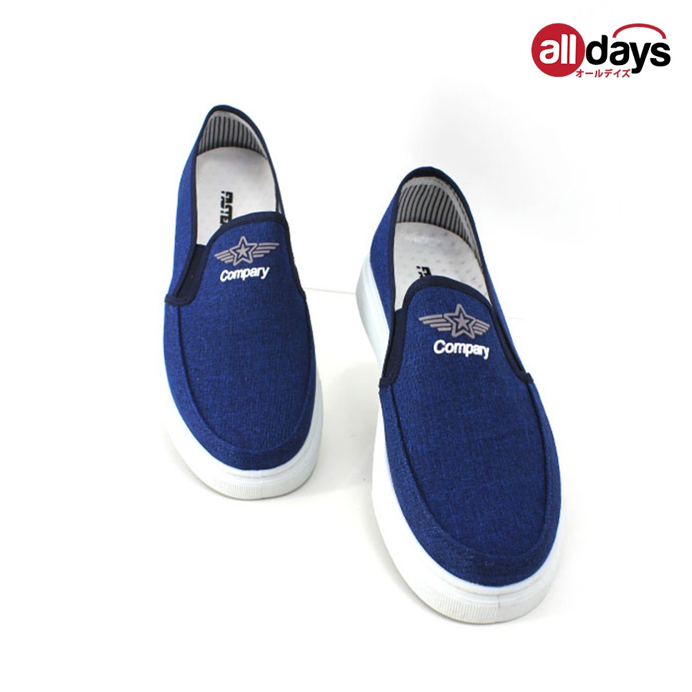 Faster Sepatu Sneakers Slip On Pria / Sepatu Kanvas Import Pria 1013 Size 39-43