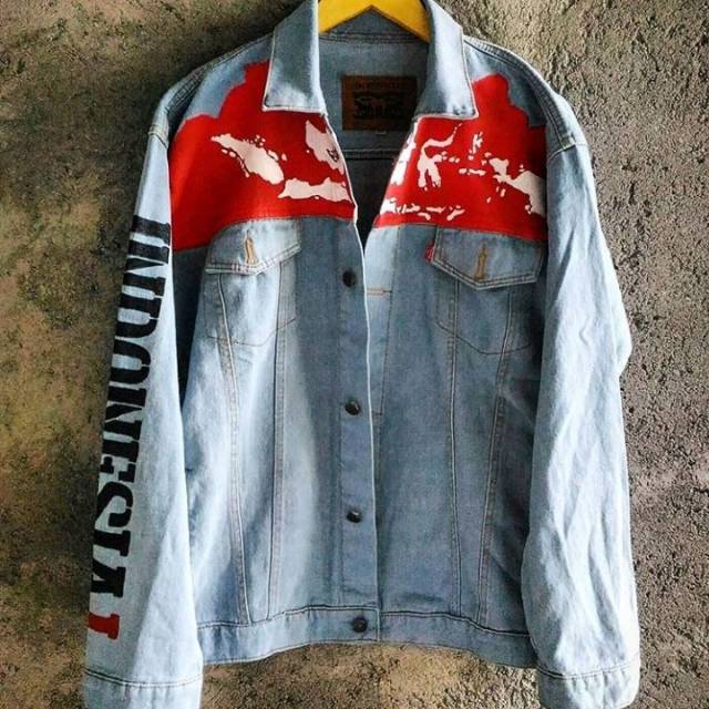 Jaket Denim Jokowi