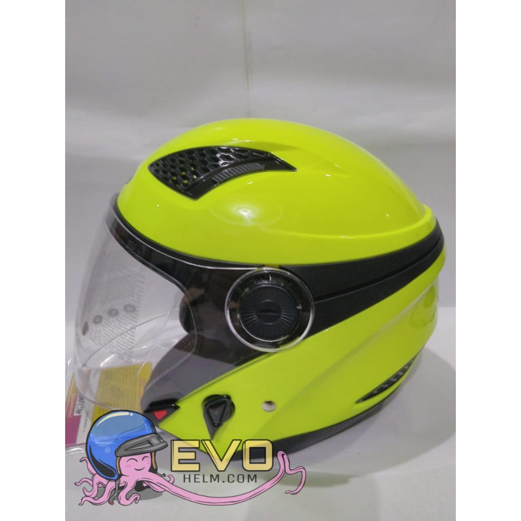 HELM ZEUS ZS - 610 SOLID Z.YELLOW #809