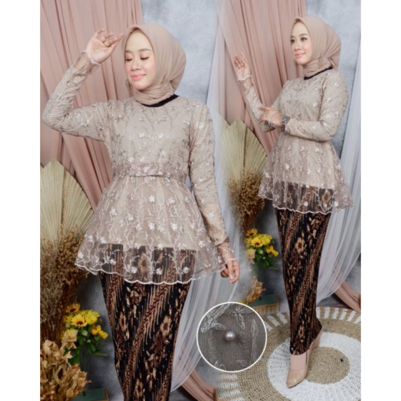 COD - KEBAYA MODERN - KEBAYA WISUDA - KEBAYA PESTA - KEBAYA AKAD - KEBAYA BRUKAT - KEBAYA TILLE - SETELAN KEBAYA - STELAN KEBAYA - KEBAYA - SETELAN AURORA - KEBAYA CANTIK - TERLARIS