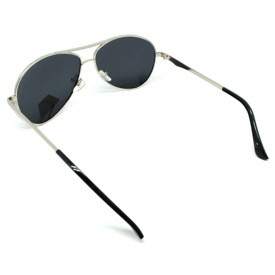 Kacamata Hitam Polarized - Silver