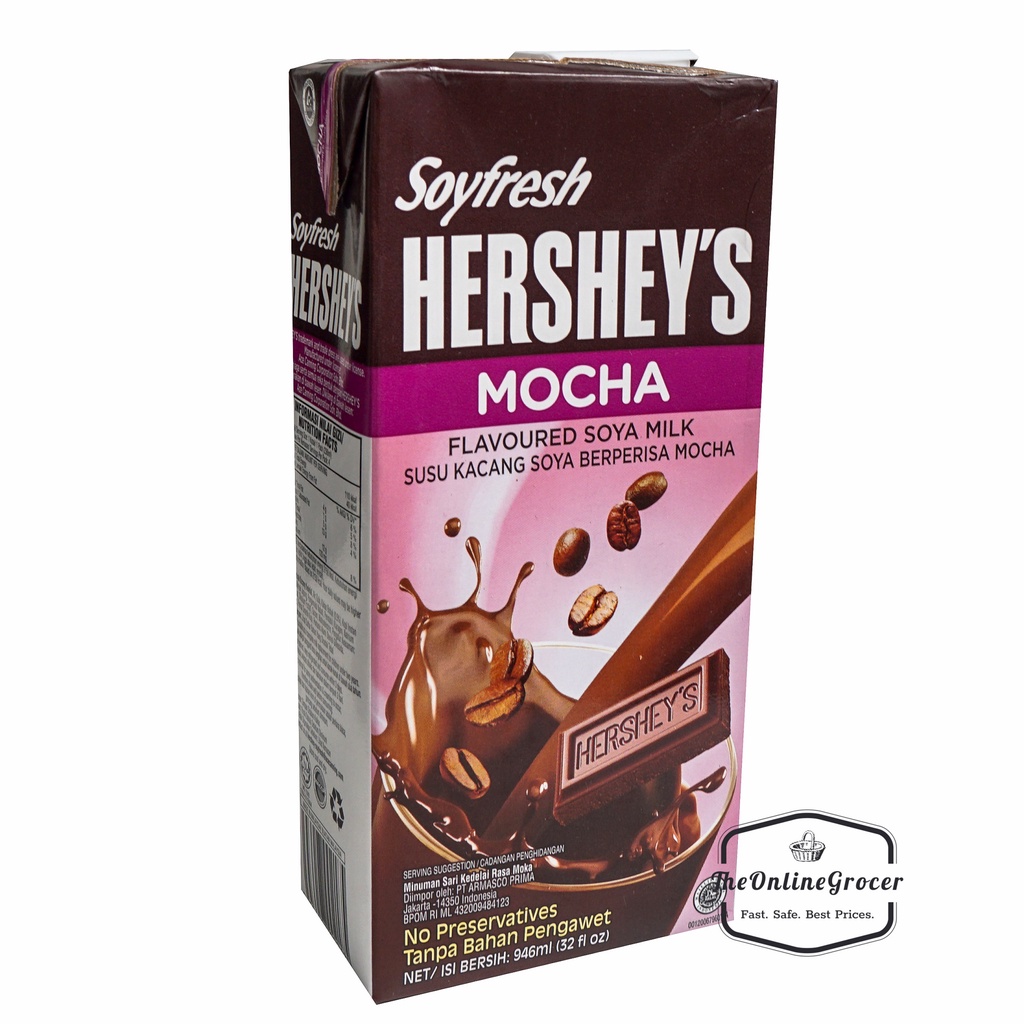 Soyfresh Hershey's Soya Milk 946ml - Susu Kacang Kedelai