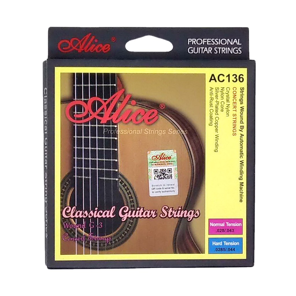 Alice AC136 Senar Gitar Klasik Crystal Nylon Anti Karat