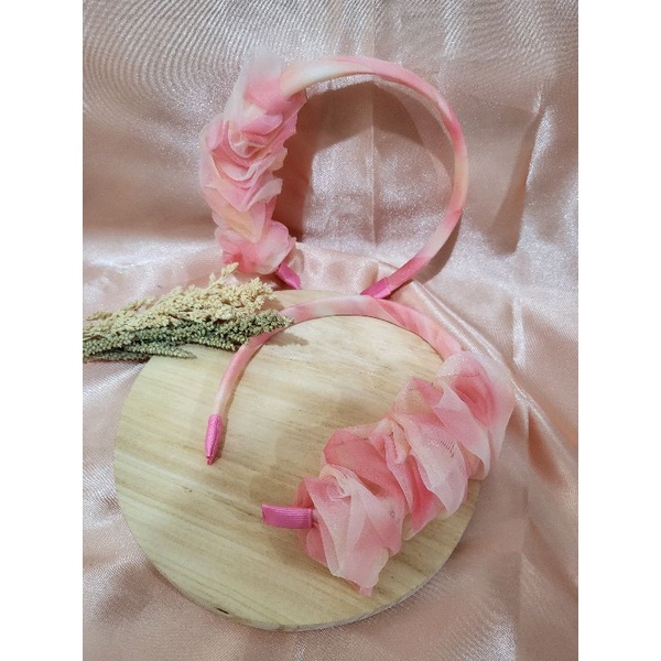 ( SATUAN ) BANDO KOREA SCRUNCHIE KERUT SAMPING