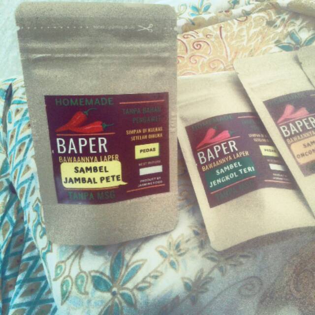 

Sambel Baper Jambal pete 60 gr