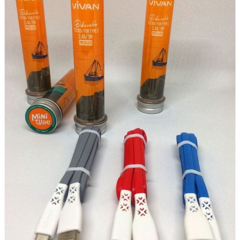 KABEL DATA VIVAN TIPE C 2.4A FAST CHARGING