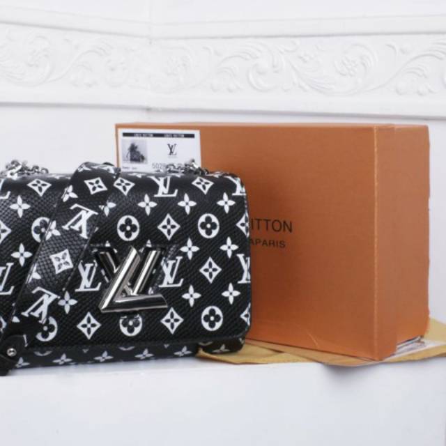 Tas Lv Twist Monogram 50282 Big with Box Semi Premium Authentic/sling bag wanita