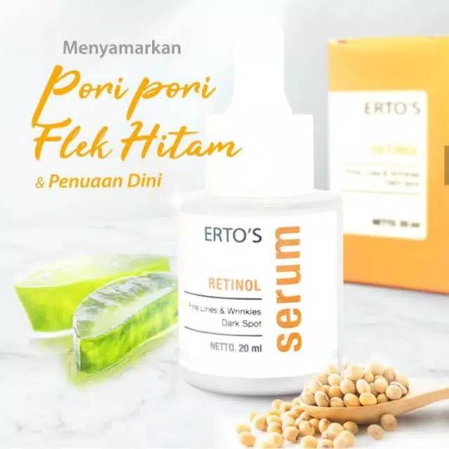 Ertos Retinol Serum Untuk Pori pori Flek hitam