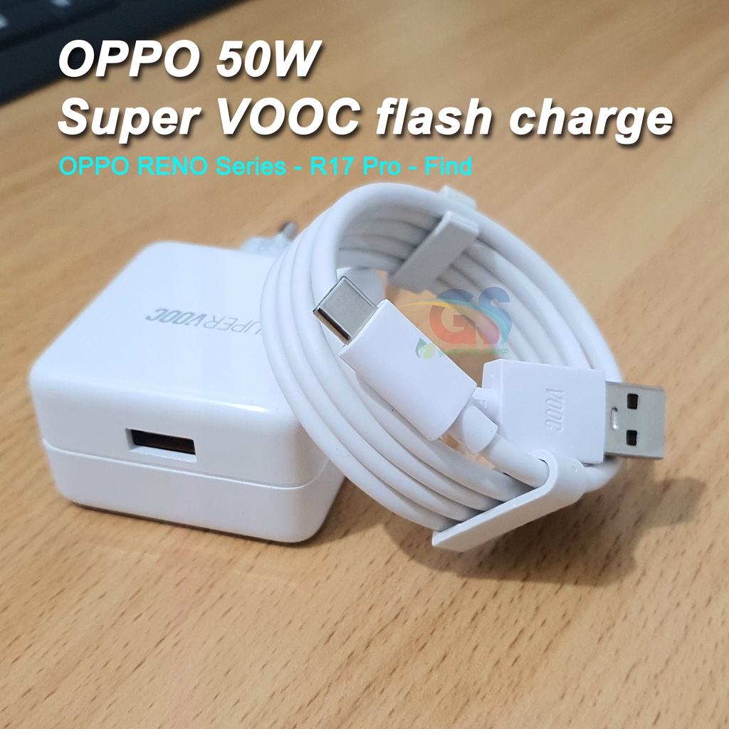 Charger Oppo Tipe-C Original100% VOOC Fast Charging/Charger Oppo FindX A5 2020 A9 2020 Reno2 Reno 2F