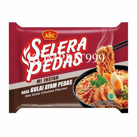 

MIE ABC SELERA PEDAS Rasa Gulai Ayam Pedas