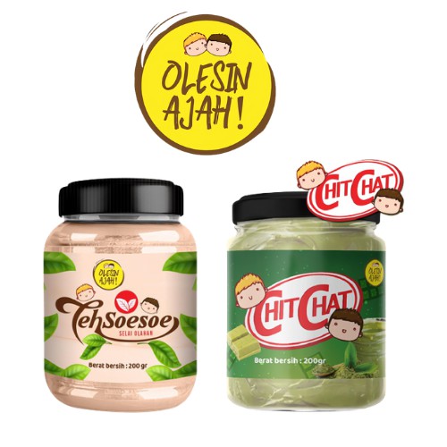 

Promo OlesinAjah Selai Teh Soesoe 200Gr + Chit Chat 200Gr