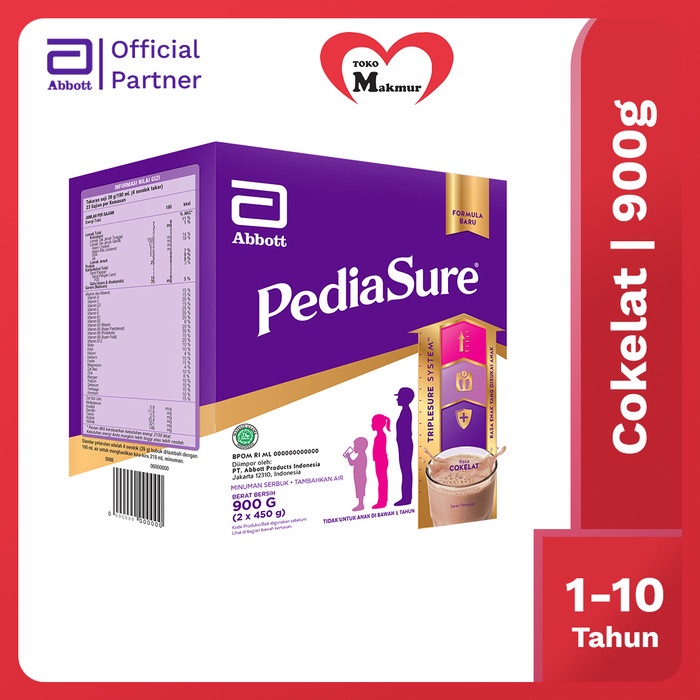 Pediasure Triplesure Coklat 900gr / Toko Makmur Online