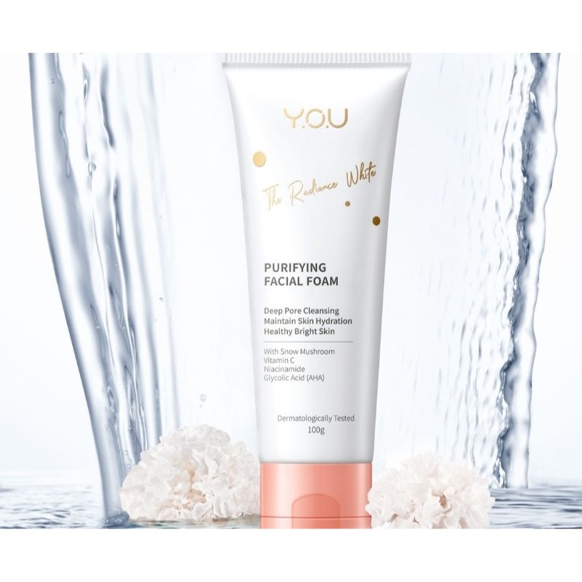 NEW!! Y.O.U The Radiance White Purifying Facial Foam - 100 gr