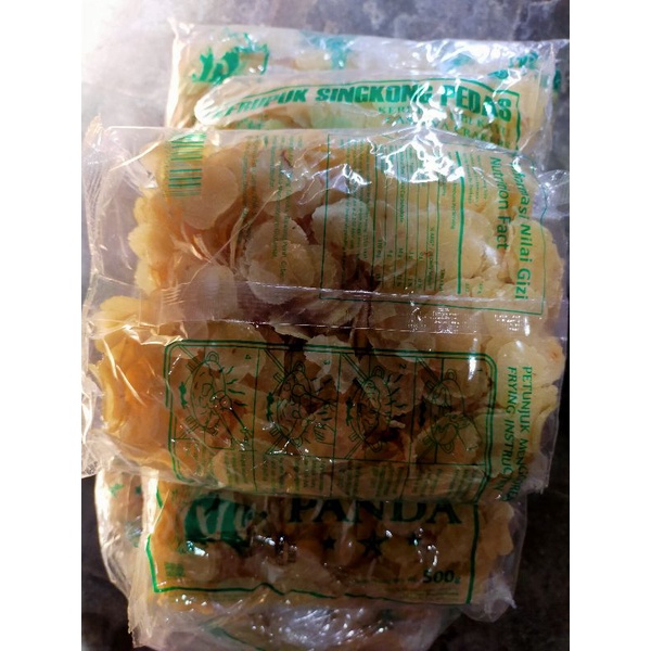 

KERUPUK SINGKONG PEDAS 500gr CAP PANDA