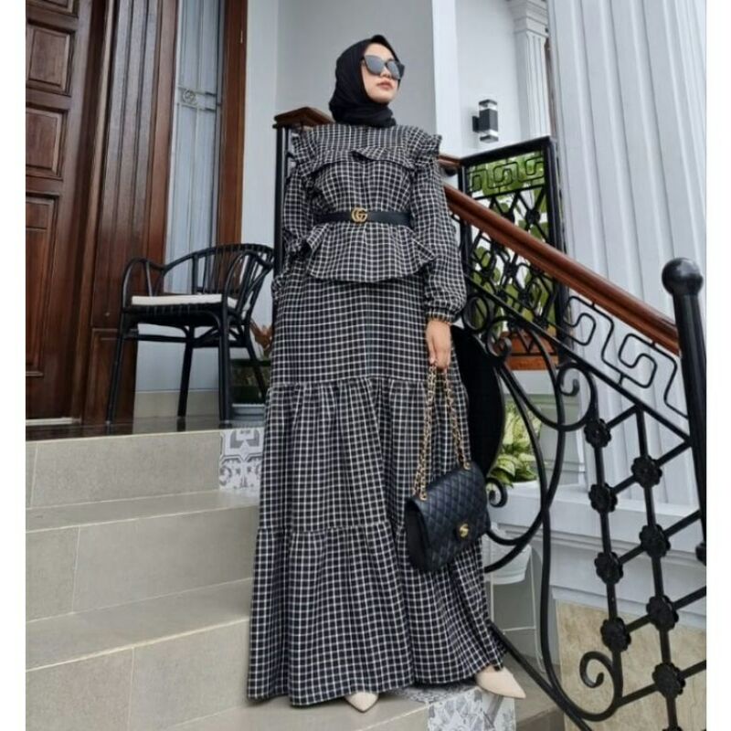 MONA SYAR'I by M.E BONIA ONE SET SKIRT OUTFIT KEKINIAN NYAMAN DAN MODIS