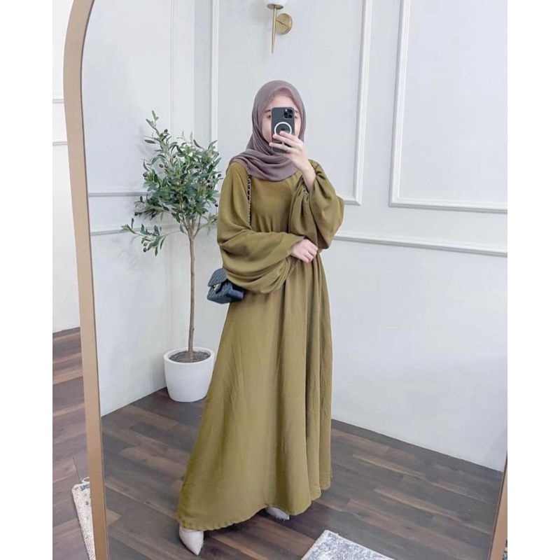 AVRIST GAMIS PREMIUM AIRFLOW RAYON PREMIUM ORIGINAL DRESS POLOS GAMIS PREMIUM BAJU WANITA MUSLIM