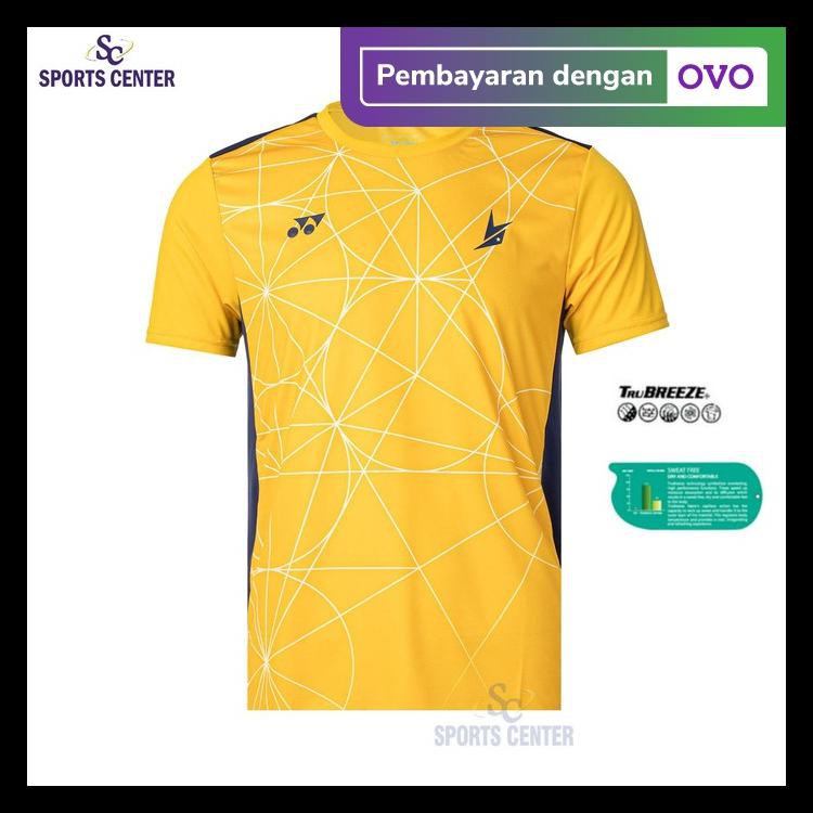 New Limited Kaos / Jersey Yonex Lindan Edition 1808 Coc Lemon Chrome - M