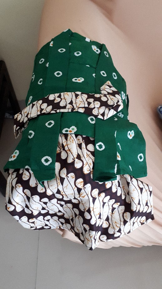 Kebaya Jumputan Katun Batik | Setelan Kebaya Anak Bahan Jumputan Katun Batik | Jumputan Katun Batik
