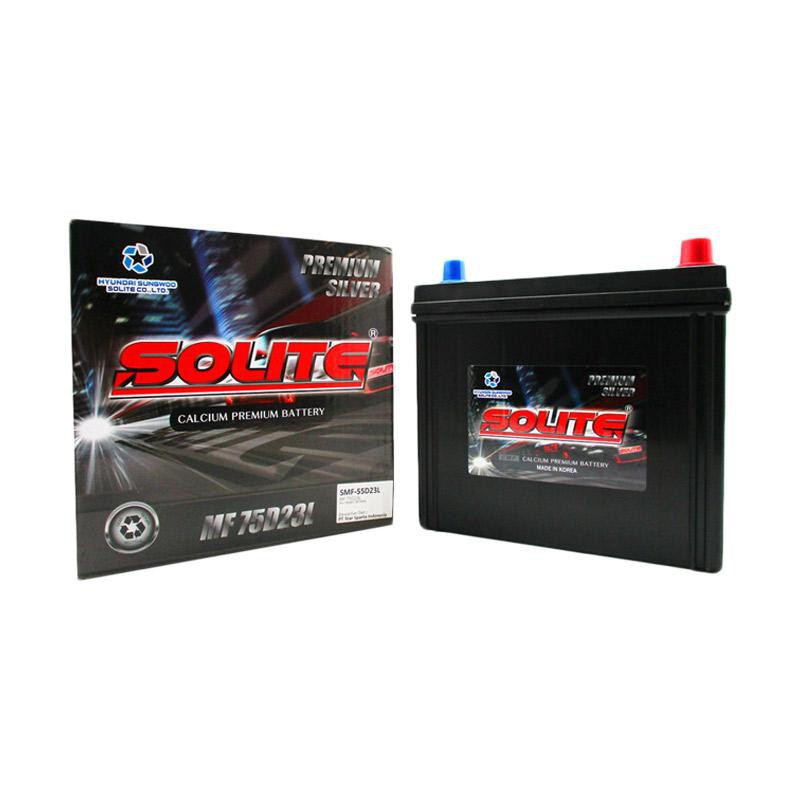 Jual SOLITE 55D23L Aki Kering Mobil (MF) | Shopee Indonesia