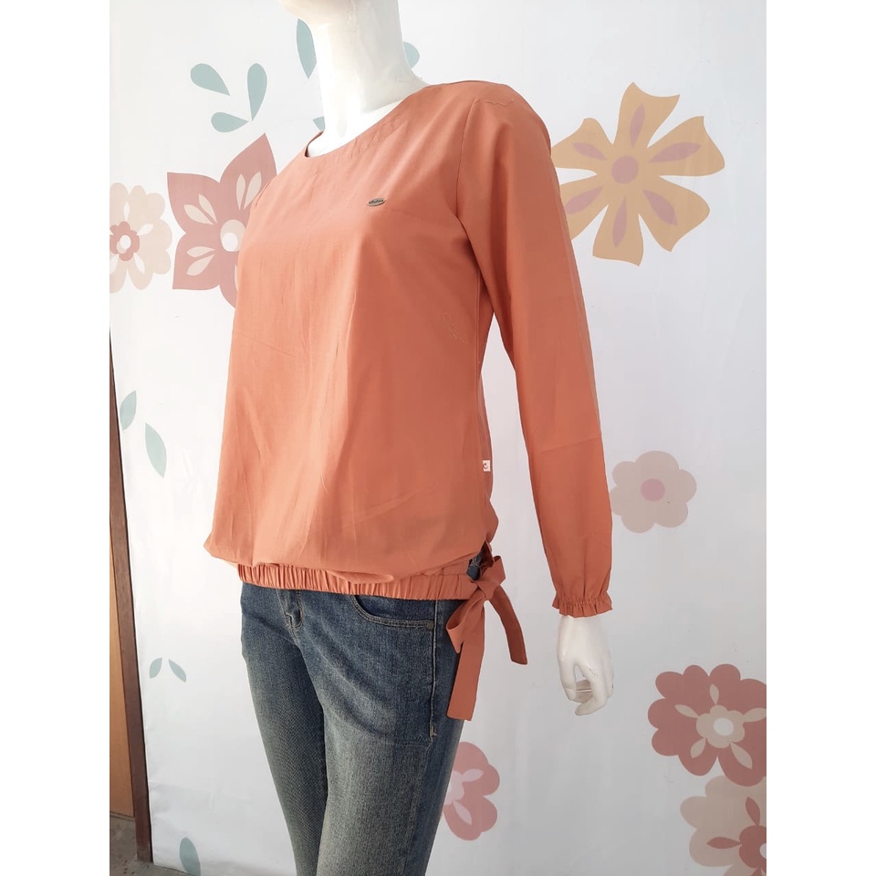 Corniche Reza Orange Blouse Orange