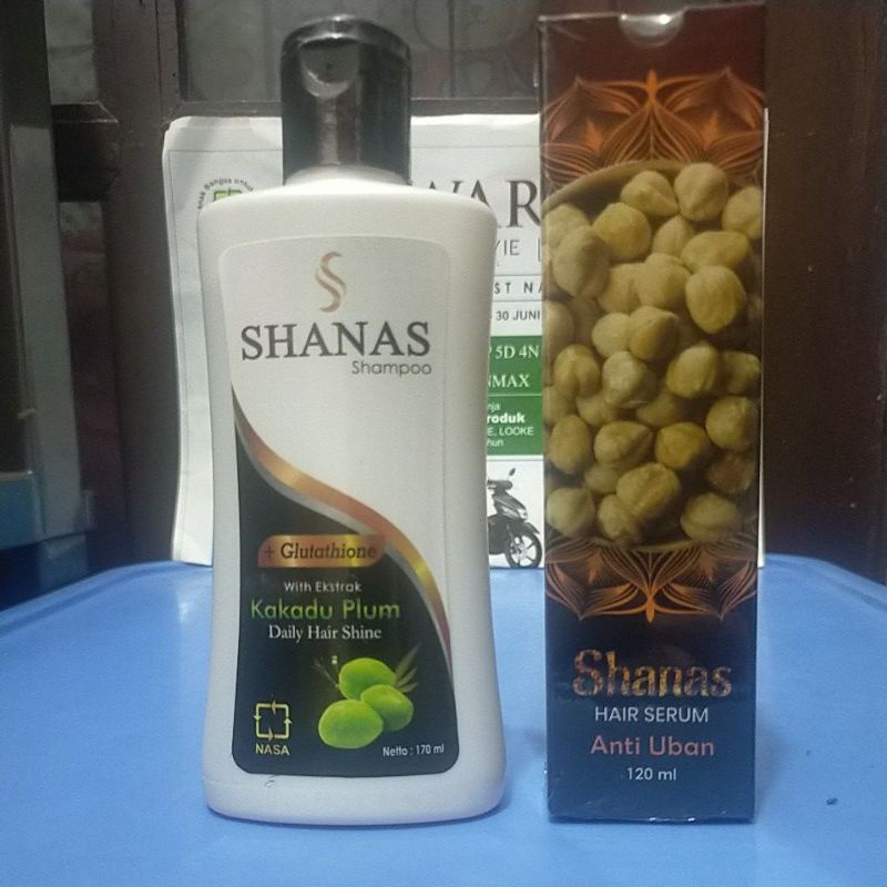 [COD] PAKET ANTI UBAN SHANAS - Serum Shanas Anti Uban - Shampo Shanas - Agen Nasa