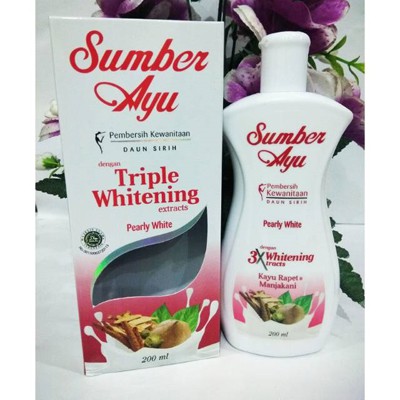 SUMBER AYU PEMBERSIH KEWANITAAN TRIPLE WHITENING 50ml (PEARLY WHITE - PINK)