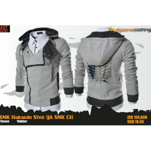 jaket harakiri attack on titan abu