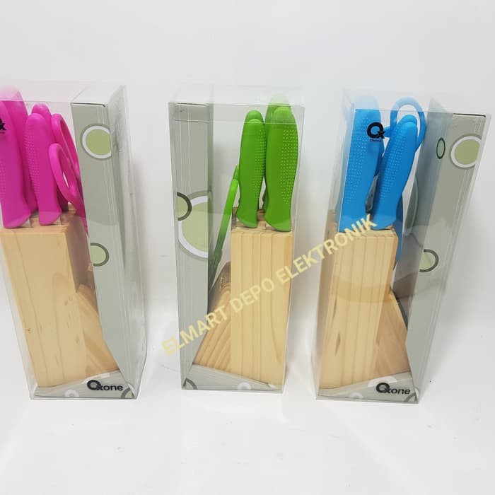 OXONE knife set OX 961/pisau set warna warni stainless oxone OX 961