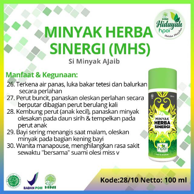Minyak Herba Sinergi Hpai Indonesia