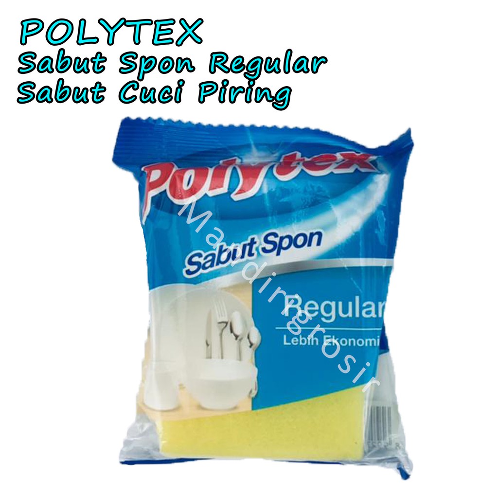 Sabut Spon *Polytex * Regular * spons cuci piring