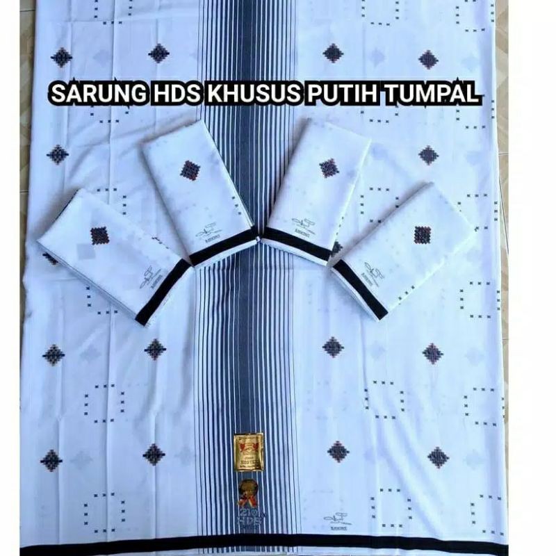 SARUNG SAMARINDA DEWASA HDS KHUSUS PUTIH//TUMPAL//DEWASA//SAMARINDA