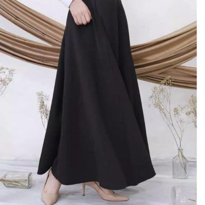 Bagus Banget.. rok panjang payung/Rok Payung Jodda Scuba Panjang /Rok Muslim / Rok Murah / Rok Polos
