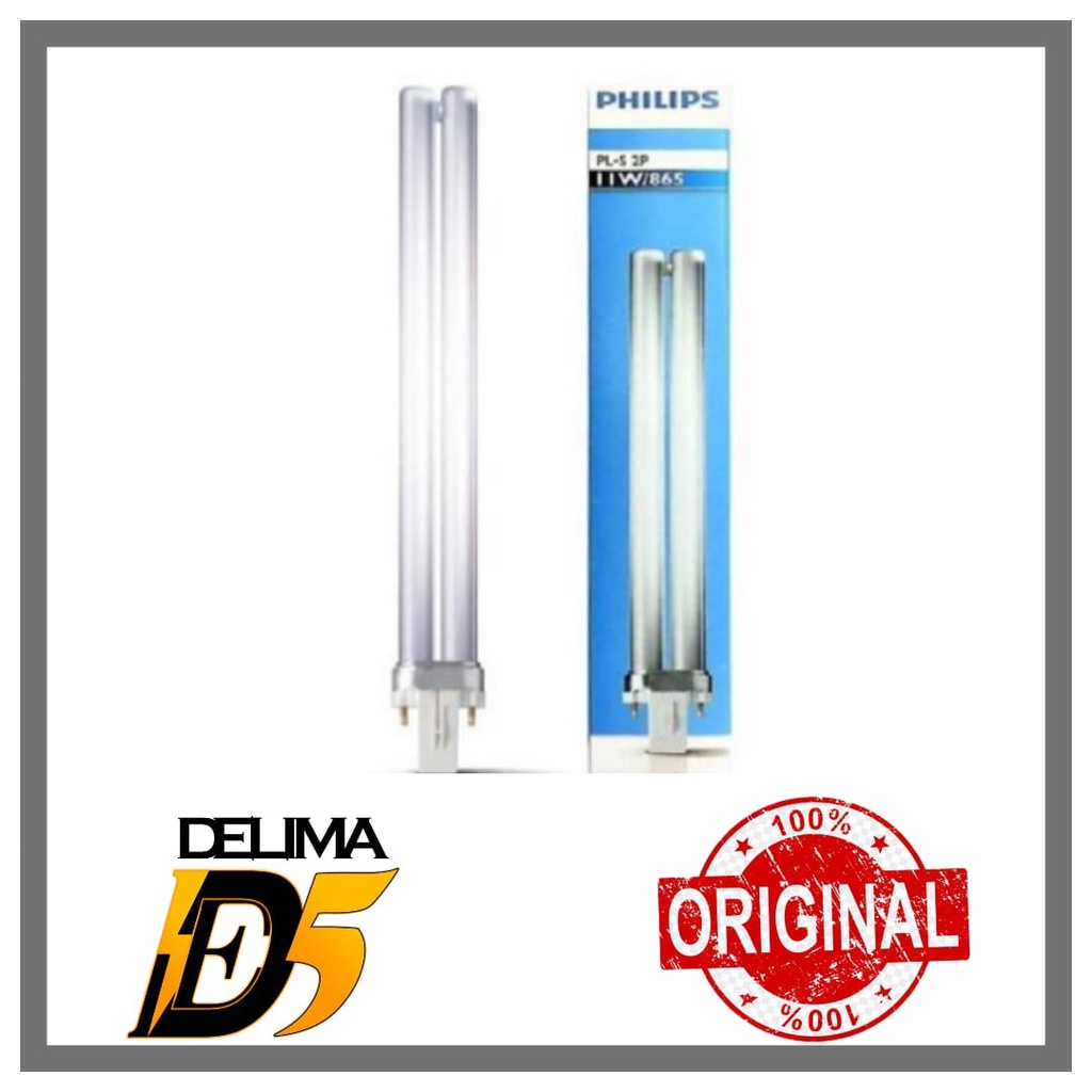 Philips PLS 11 W - 2 PIN - (Warna 827 / 840 / 865)