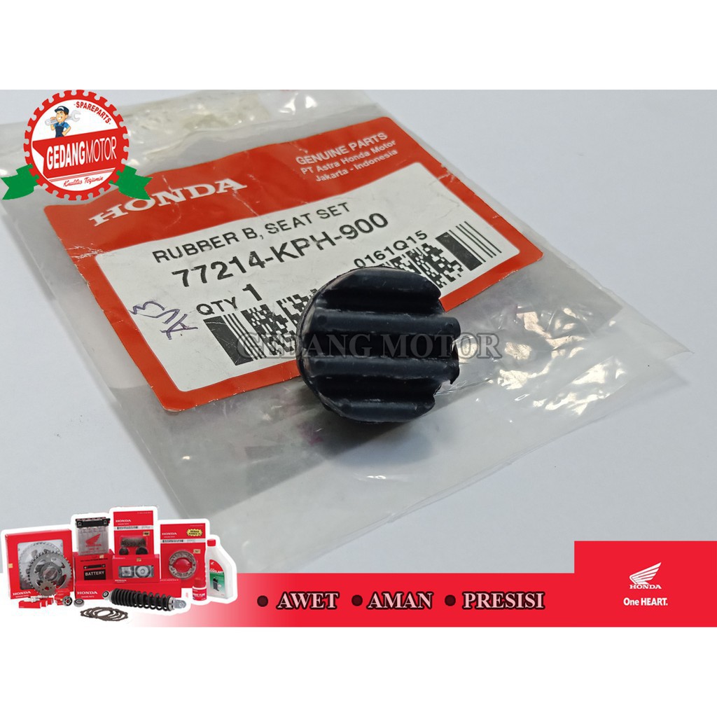 Karet Bantalan - Karet Ganjal Ganjel Jok - Sadel Karisma 77214-KPH-900 Ori Ahm