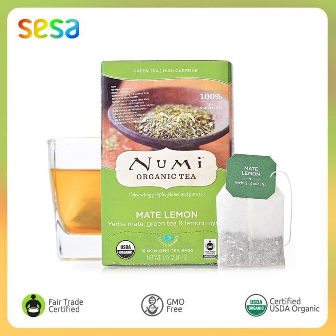 

Jual Numi - Organic Mate Lemon Tea - 41.4G Teh